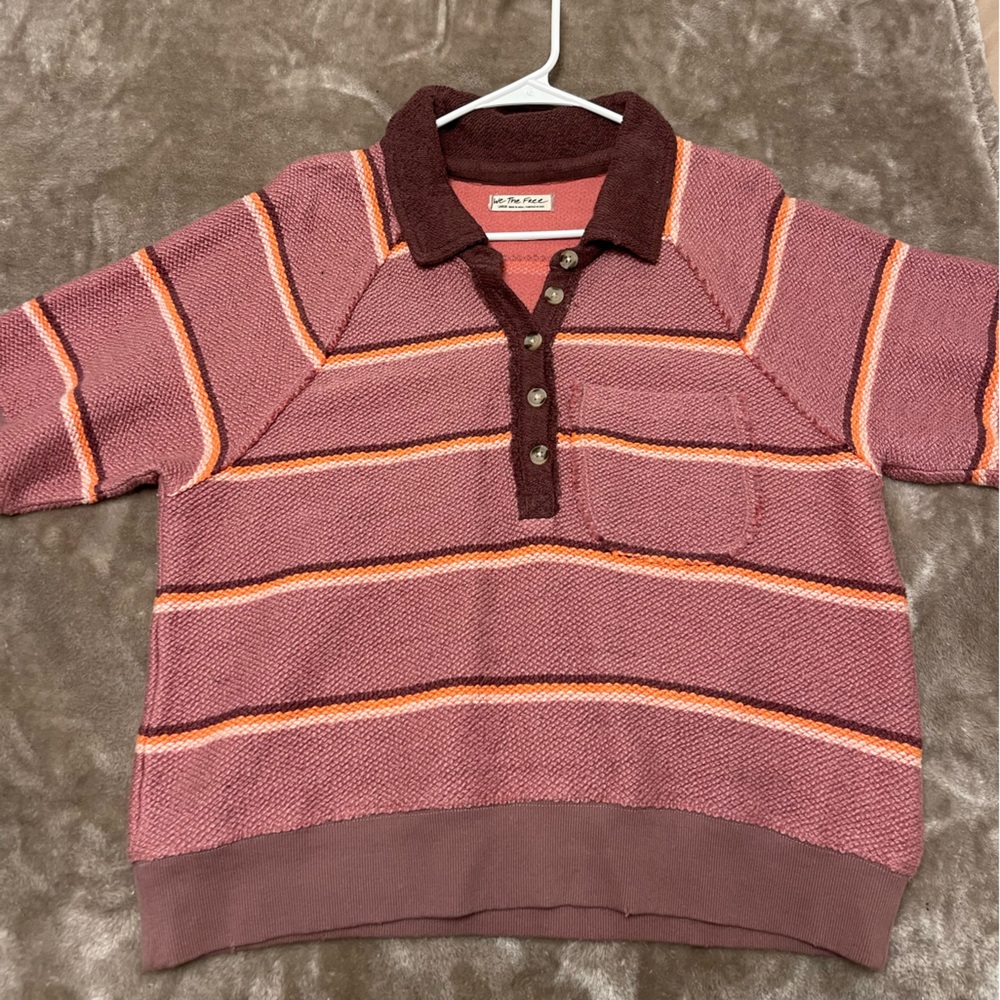 Free People Striped Tee